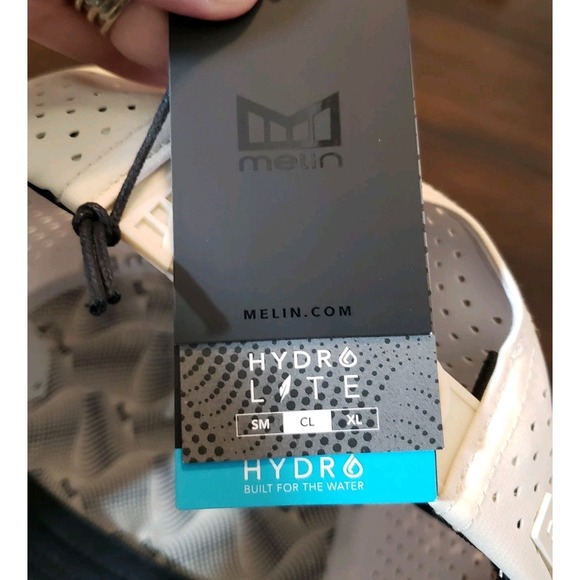 MELIN ODYSEA HYDROLITE Hat Bone Classic Size New With Tags Snapback Vented beige - Picture 8 of 10
